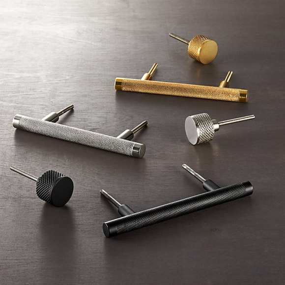 CB2 Amp Matte Black drawer Knobs /pulls qty8 - Picture 3 of 7